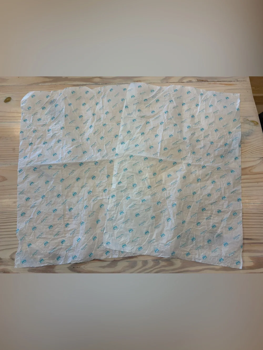 JellyCat London Logo Tissue Paper Gift Wrap 2 Pieces Sheets